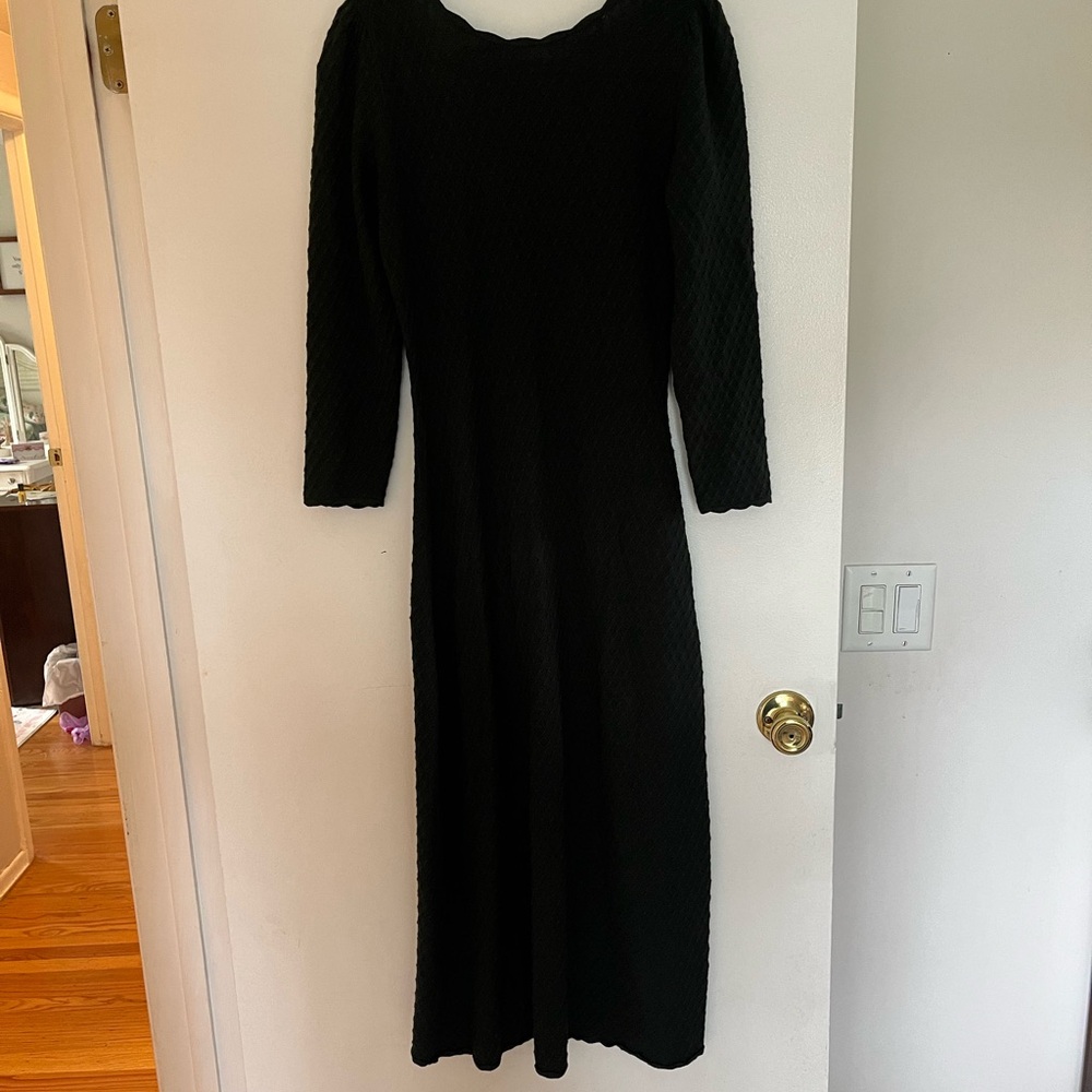 Sezane Thalia Dress- Hunter Green - L